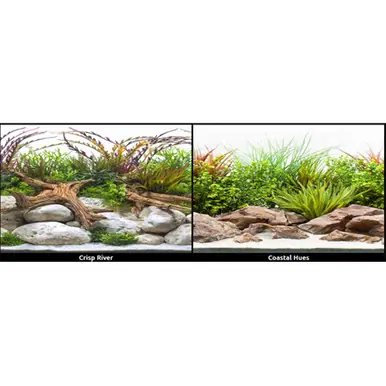 Seaview Coastal Hues/ Crisp River 24" Double Sided Background - Sold per Foot