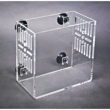 Large CITR2 In-Tank Refugium with Slots, Clear Back, Deluxe with Pump