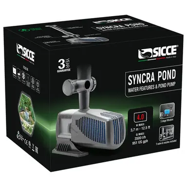Sicce SyncraPond 4.0 Pond Pump with Fountain - 951gph