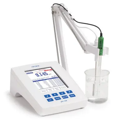 Hanna HI5222-01 Laboratory Research Grade Two Channel Benchtop pH/mV/ISE Meter