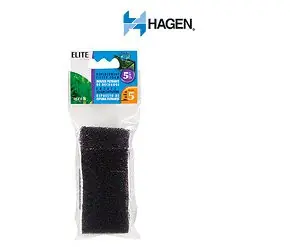 Elite Hush 5 Foam Cartridge (5/Pack) by Hagen - Fluval