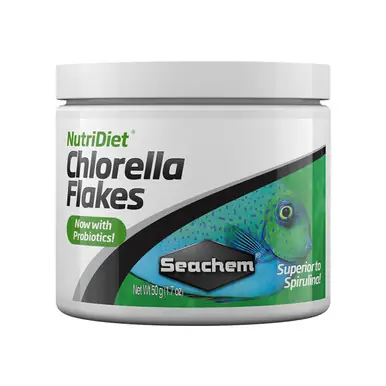 Seachem NutriDiet Chlorella Flakes w/ Probiotics 50 gr.