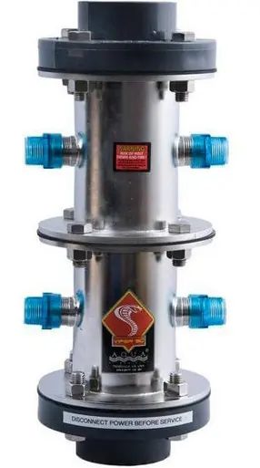Aqua Ultraviolet VIPER 800W UV Sterilizer, Stainless Steel Housing, 6" Outlets, With Flow Switch, 220V