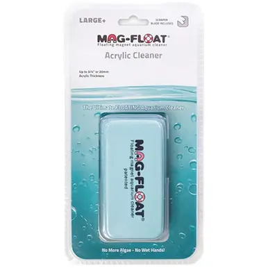 Mag-Float 410 Large+ Acrylic Cleaner w/ Scraper Up to 3/4" Acrylic