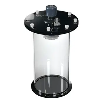 Bashsea 6-12 Waste Collector, 8.5 x 8.5 x 14 in. - White/Black