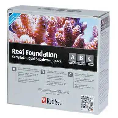 Red Sea Reef Foundation Liquid Starter Kit, 3 x 250 ml.