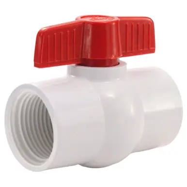 2" PVC Ball Valve, Thread x Thread - AquaCave