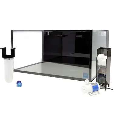 IM NUVO Fusion 25 Lagoon PRO 2 Aquarium - Bundle Kit With APS Pedestal - White