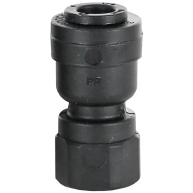 1/4 x 1/8 NPTF Female Adaptor - Black