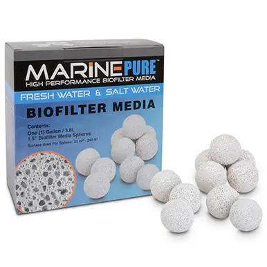 MarinePure High Performance Biofilter Media Spheres 2 Quart