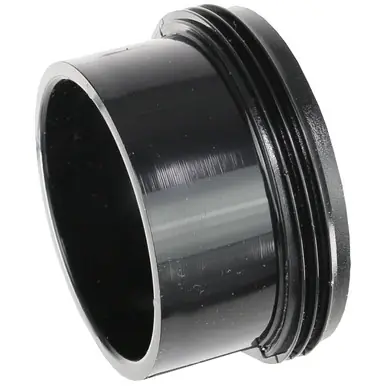 Union Male Half, 2", With Thread, Black - Aqua UV