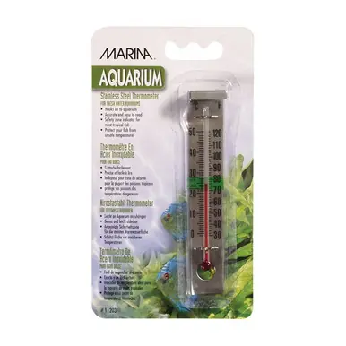 Hanging Stainless Steel Thermometer - Fluval