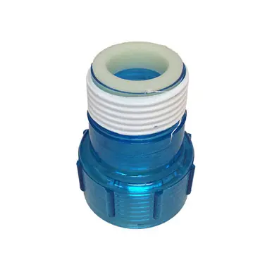 Aqua Ultraviolet Quartz Cap Clear Blue w/ Ring