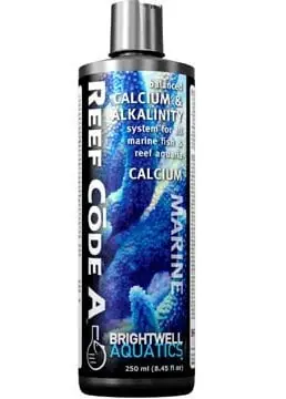 Brightwell Aquatics Reef Code A - Balanced Calcium & Alkalinity System, Part A (calcium), 500 ml. / 17 oz.