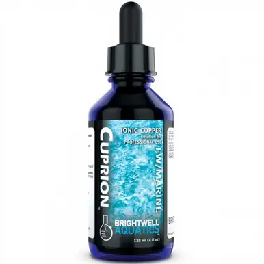 Brightwell Aquatics Cuprion - Stabilized Ionic Copper Solution 60 ml. /2 fl. oz.