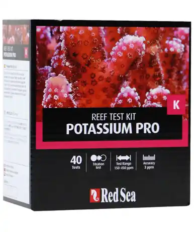 Red Sea Potassium Pro (K) - High resolution titrator Test Kit (40 tests) - incl. professional titrator