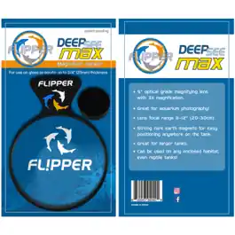 Flipper DeepSee Magnetic Aquarium Viewer 5" MAX (CLOSEOUT) - Aquarium Tools and Accessories