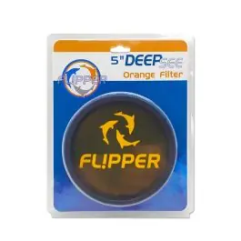 Flipper DeepSee Orange Filter Lens (CLOSEOUT) - Aquarium Tools and Accessories