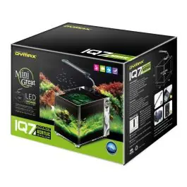 Dymax IQ7 Mini Acrylic Aquarium - Mono Black (OPEN BOX)