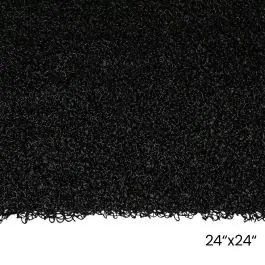 CoralVue Aquarium Black Mesh, Extra Coarse, 24x24in - Sump Parts