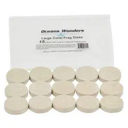 Large Coral Frag Disks - 15 Pack
