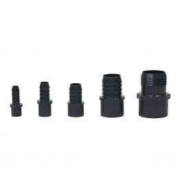 Gray Pipe Adapter Spigot x Barb - Bulk Reef Supply