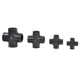 1 1/4” Schedule 80 Cross Slip x Slip x Slip x Slip - Bulk Reef Supply