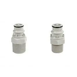 Male Thread X Push-Lock Adapter