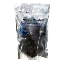 Hawaiian Black Ceramic Coral Frag Plugs - Oceans Wonders