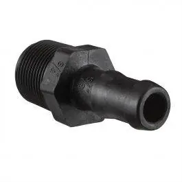 3/4" NPT x 5/8" Barbed Straight Reducing Fitting - Indelco