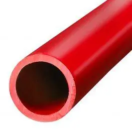 24" Red Schedule 40 Pipe - Bulk Reef Supply