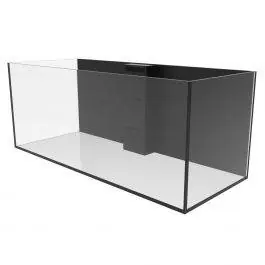 142 Gallon Internal Overflow Rimless Aquarium - Fiji Cube