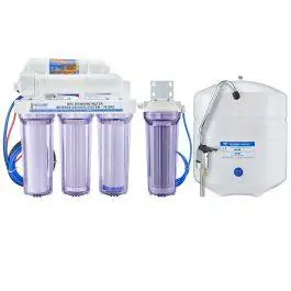 6 Stage 75GPD Drinking & Reef RO/DI System with Silver Faucet - Bulk Reef Supply