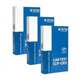 3-Pack ICP-OES Testing Kit