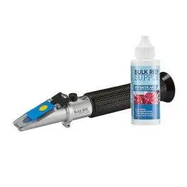 LED Refractometer for Reading Salinity with Calibration Fluid - Bulk Reef Supply