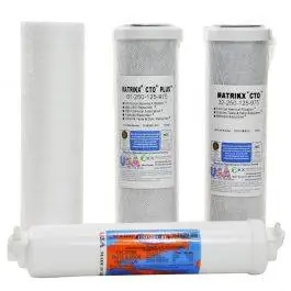 Matrikx 4 Stage RO Drinking Water Replacement Filter Kit - Bulk Reef Supply