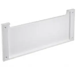Recessed Faceplate for Controller Cabinet - White