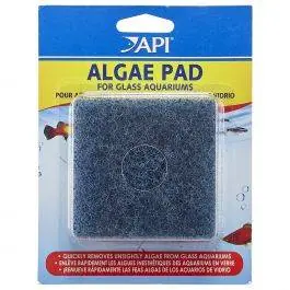 Doc Wellfish`s Hand Held Algae Pad (Glass Aquariums) 3 inch x 3 inch - API