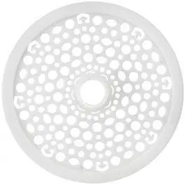 Filter Media Cup Silencer (Lid Only) - Sea Foam White - 7 inch - Media Cup