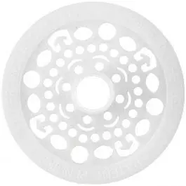 Filter Media Cup Silencer (Lid Only) - Sea Foam White - 4 inch - Media Cup