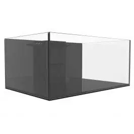 57 Gallon Shallow Internal Overflow Rimless Aquarium - Fiji Cube