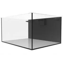 48 Gallon Shallow External Overflow Rimless Aquarium - Fiji Cube