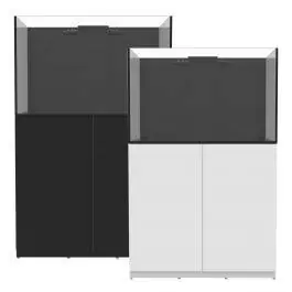 81 Gallon Internal Overflow Rimless Aquarium with Stand - Fiji Cube