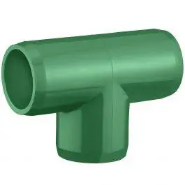 Green Furniture Grade Tee Fitting Slip X Slip X Slip - Bulk Reef Supply