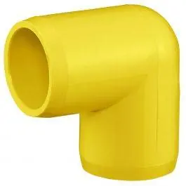 Yellow Furniture Grade 90° Elbow Fitting Slip X Slip - Bulk Reef Supply