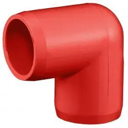 Red Furniture Grade 90° Elbow Fitting Slip X Slip - Bulk Reef Supply