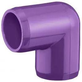 Purple Furniture Grade 90° Elbow Fitting Slip X Slip - Bulk Reef Supply