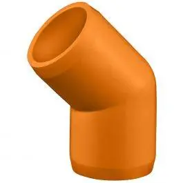 Orange Furniture Grade 45° Elbow Fitting Slip X Slip - Bulk Reef Supply