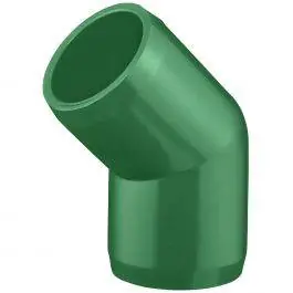 Green Furniture Grade 45° Elbow Fitting Slip X Slip - Bulk Reef Supply