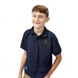 BRS Navy Kid's Polo Shirt - Bulk Reef Supply